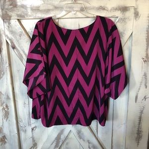 Bobeau chevron top